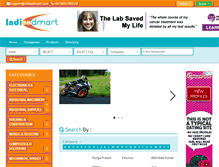 Tablet Screenshot of indiaadmart.com